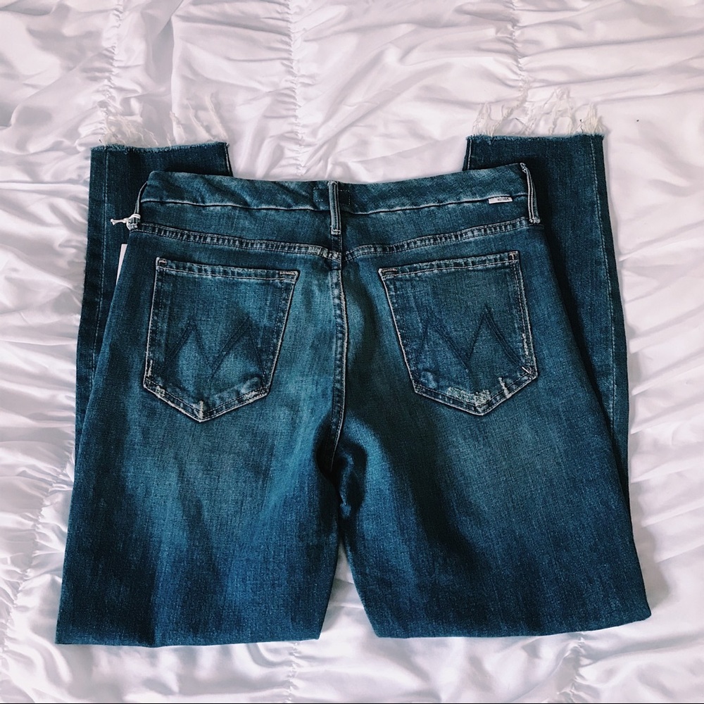 MOTHER the looker ankle fray jeans in gutterpunk - Picture 12 of 13